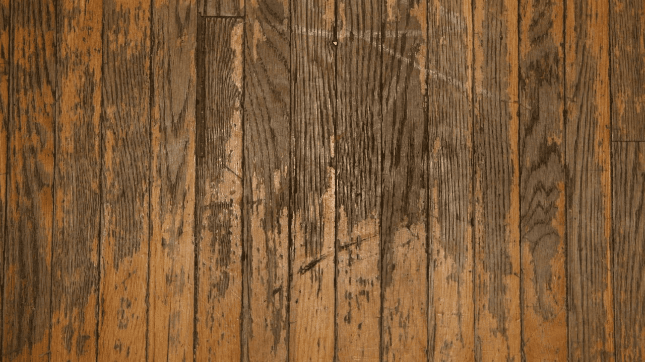 wooden floor with scratch marks