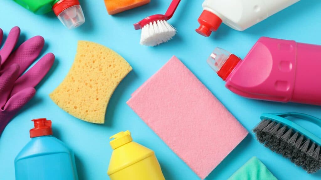 image of household cleaners